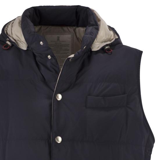 26FW 브루넬로 쿠치넬리 패딩 조끼 MV4081628 NAVY - BRUNELLO CUCINELLI