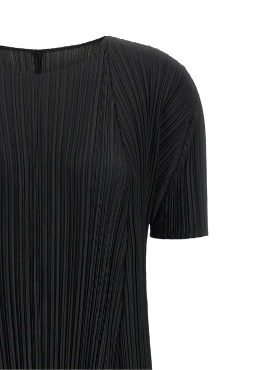 26SS 플리츠플리즈 멜로우 플리츠 플레어 미디 원피스 PP66JH28415 Black - PLEATS PLEASE