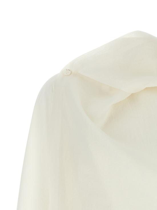 26SS 이세이 미야케 블라우스 IM66FJ56601 White - ISSEY MIYAKE