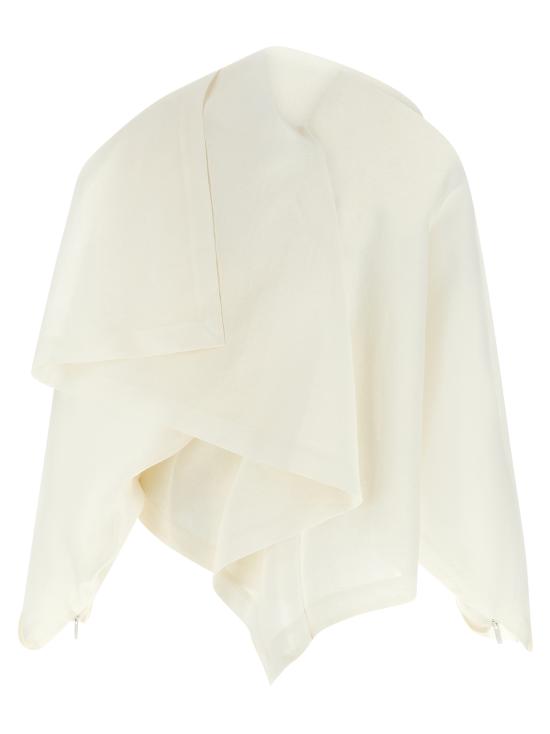 26SS 이세이 미야케 블라우스 IM66FJ56601 White - ISSEY MIYAKE