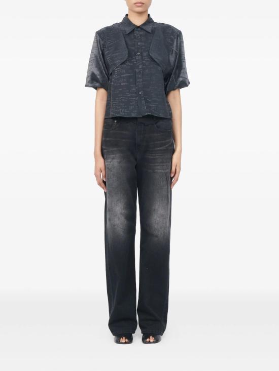 26SS MM6 메종마르지엘라 자카드 컨버터블 셔츠 S52DT0044M35737 AB024798 40 - MM6 MAISON MARGIELA