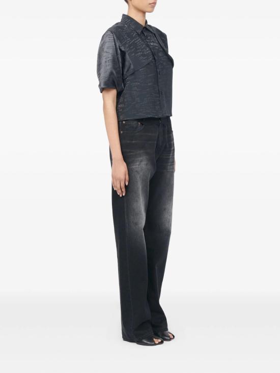 26SS MM6 메종마르지엘라 자카드 컨버터블 셔츠 S52DT0044M35737 AB024798 40 - MM6 MAISON MARGIELA