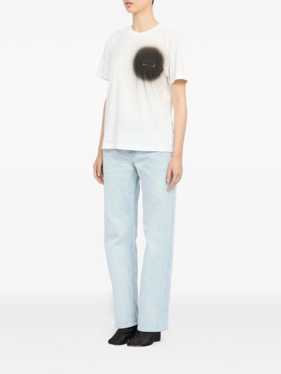 26SS MM6 메종마르지엘라 스프레이 페인트 티셔츠 S52GC0364M20048 AB024802 XS - MM6 MAISON MARGIELA