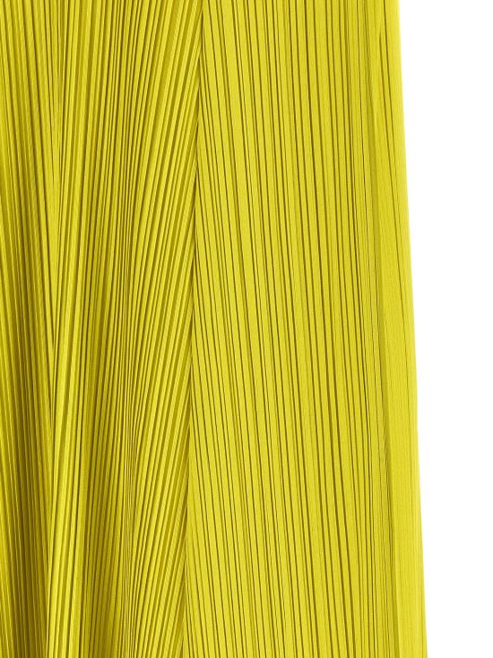 26SS 플리츠플리즈 멜로우 플리츠 플레어 미디 원피스 PP66JH28458 Green - PLEATS PLEASE