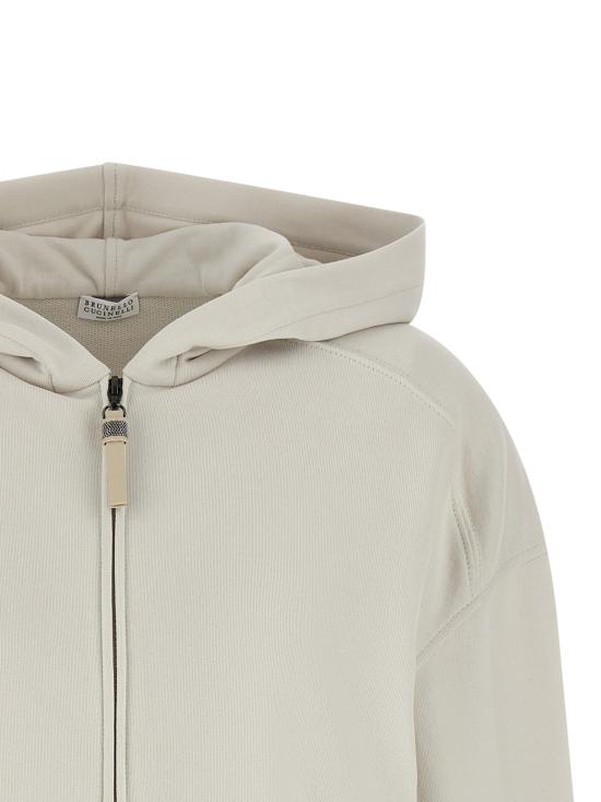 26FW 브루넬로 쿠치넬리 후드 티셔츠 MN05NHF406C9443 Beige - BRUNELLO CUCINELLI