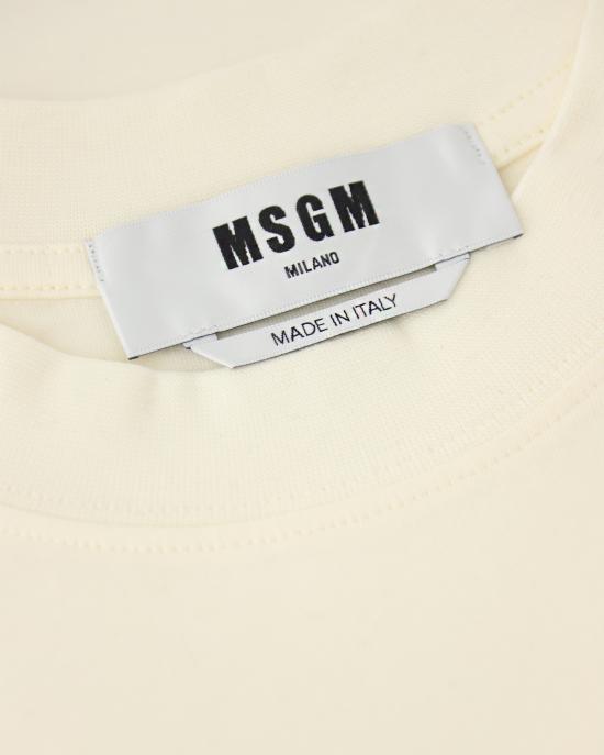  엠에스지엠 반팔 티셔츠 3540MM152 237798 02 CREMA - MSGM