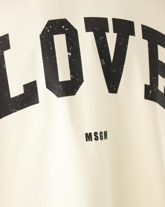  엠에스지엠 반팔 티셔츠 3540MM152 237798 02 CREMA - MSGM