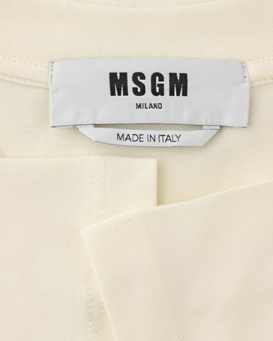  엠에스지엠 반팔 티셔츠 3540MM510 237798 02 CREMA - MSGM