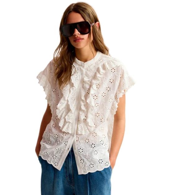 26SS 에센셜앤트워프 블라우스 JELLABA WH00 34 White - ESSENTIEL ANTWERP