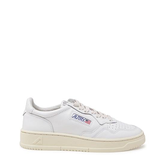 26FW 오트리 메달리스트 로우 AULW LL15 LEAT LEAT WHT WHT