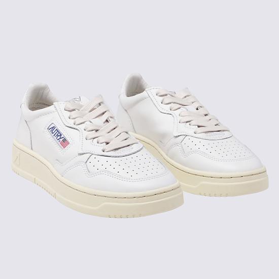 26FW 오트리 메달리스트 로우 AULW LL15 LEAT LEAT WHT WHT - AUTRY