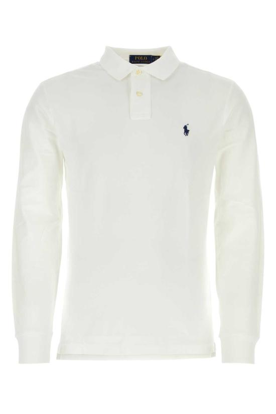 26FW 폴로 랄프로렌 클래식 핏 코튼 폴로 셔츠 710680790 001 White