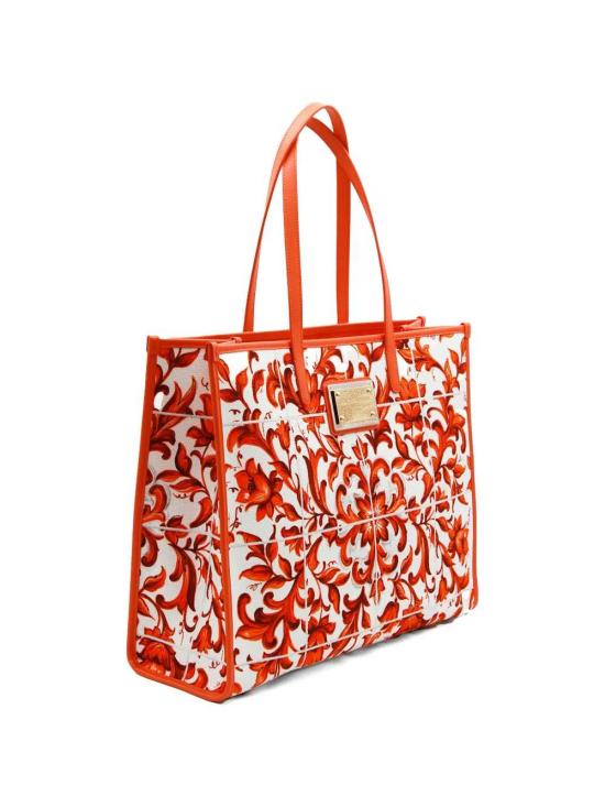 26FW 돌체앤가바나 토트백 BB2274AP026 IH3TN MAIOLICA 6 ORANGE - DOLCE & GABBANA