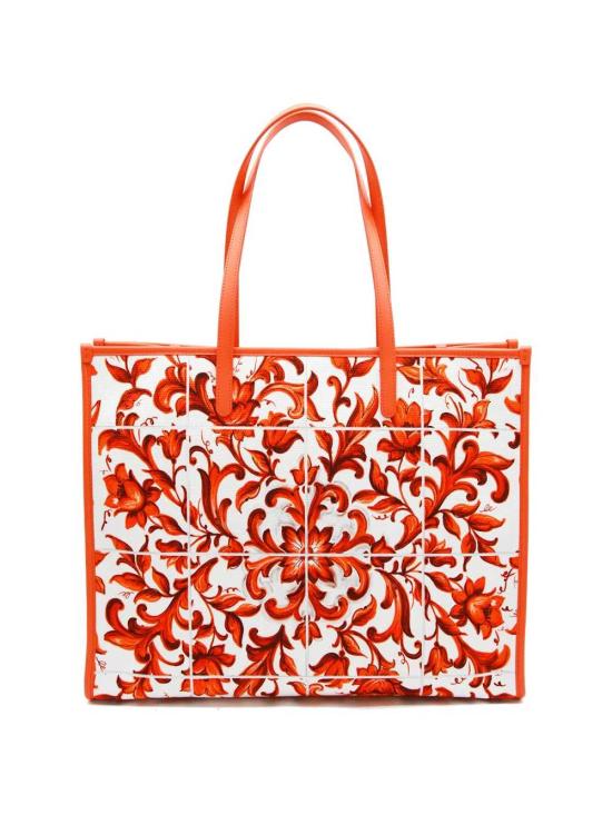 26FW 돌체앤가바나 토트백 BB2274AP026 IH3TN MAIOLICA 6 ORANGE - DOLCE & GABBANA