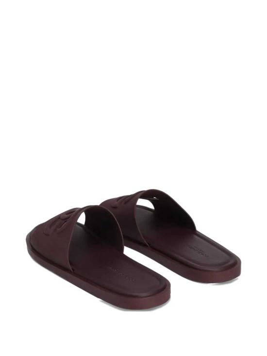 26FW 돌체앤가바나 러버 비치웨어 슬리퍼 CS2215AN994 80308 BORDEAUX - DOLCE & GABBANA