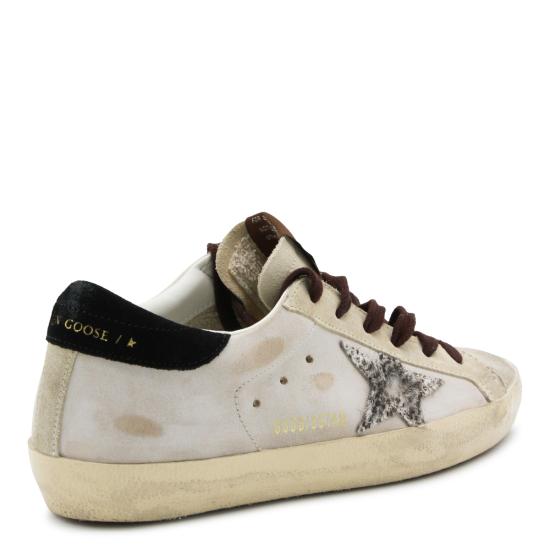 26FW 골든구스 SUPER STAR 슈퍼 스타 클래식 스니커즈 GWF00101 F00874612526 WHITE SEEDPEARL BLACK - GOLDEN GOOSE