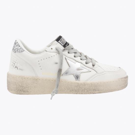 26FW 골든구스 볼스타 스니커즈 GWF00804 F00696680185 WHITE SILVER - GOLDEN GOOSE