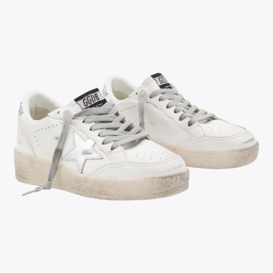 26FW 골든구스 볼스타 스니커즈 GWF00804 F00696680185 WHITE SILVER - GOLDEN GOOSE