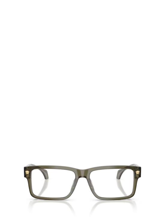 26FW 베르사체 안경 VE3391U 5542 DARK GREEN TRANSPARENT