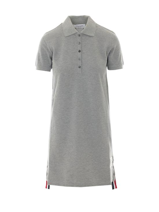 26FW 톰브라운 클래식 피케 스트라이프 폴로 드레스 FJD027A 00050055 Grey