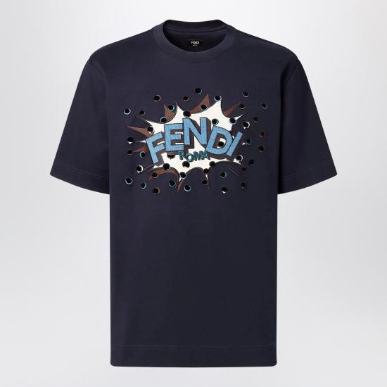 26SS 펜디 반팔 티셔츠 FY0936AW0X Blue