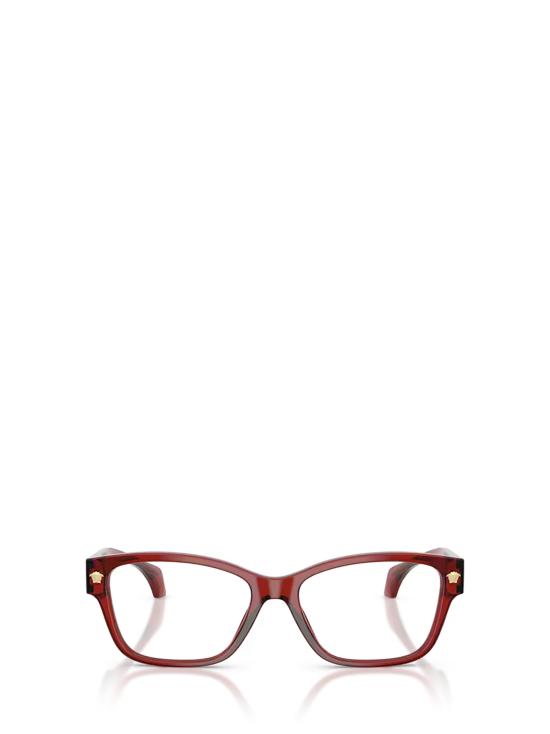 25FW 베르사체 안경 VE3392 5540 TRANSPARENT BURGUNDY