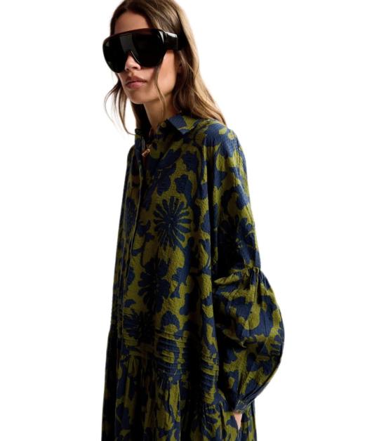 26SS 에센셜앤트워프 롱 원피스 JEA J2AV XS Green - ESSENTIEL ANTWERP