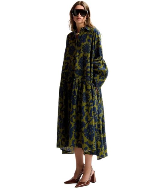 26SS 에센셜앤트워프 롱 원피스 JEA J2AV XS Green - ESSENTIEL ANTWERP