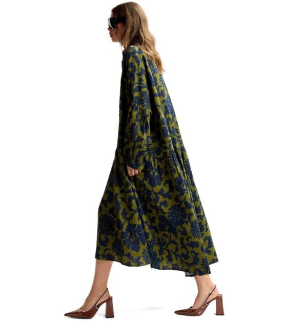 26SS 에센셜앤트워프 롱 원피스 JEA J2AV XS Green - ESSENTIEL ANTWERP