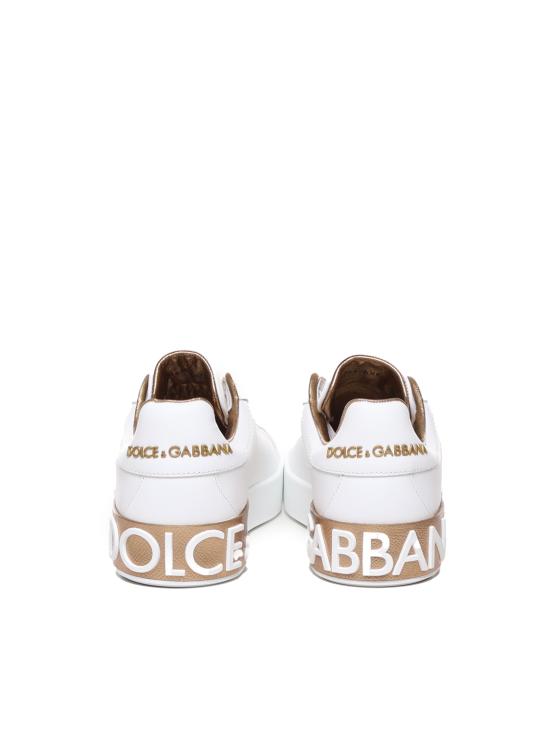 26FW 돌체앤가바나 카프스킨 나파 포르토피노 스니커즈 CK1544 AX6158L315 GOLD - DOLCE & GABBANA