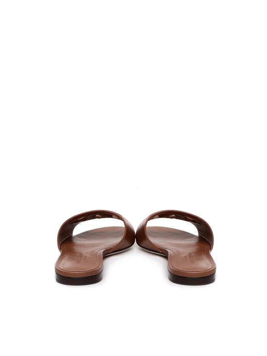 26FW 돌체앤가바나 DG 로고 카프스킨 슬리퍼 CQ0436 AY32981236 MARRONE CHIARO - DOLCE & GABBANA
