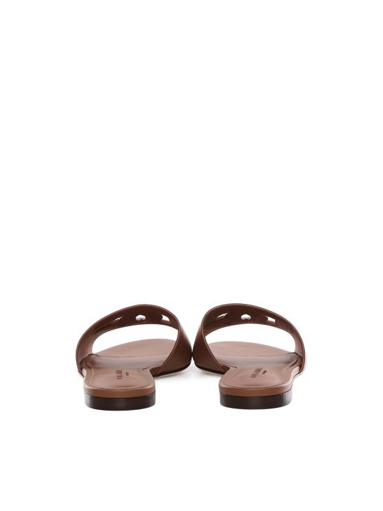 26FW 돌체앤가바나 DG 로고 카프스킨 슬리퍼 CQ0436 AY32981236 MARRONE CHIARO - DOLCE & GABBANA