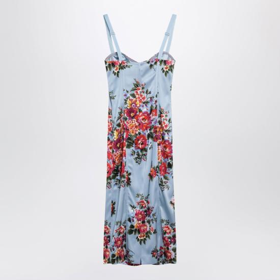 26SS 돌체앤가바나 미디 원피스 F60DGTFSICE HC5ZO LIGHT BLUE - DOLCE & GABBANA