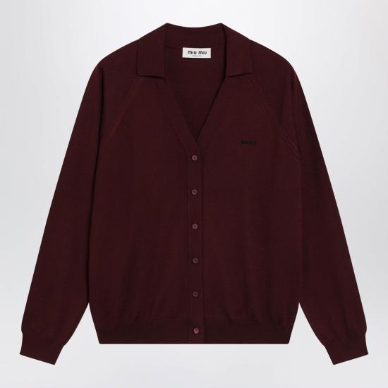 26FW 미우미우 스웨터 MMF02ZOOO16WJ F0869 RED