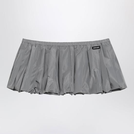26FW 미우미우 숏 스커트 MG2723OOO121I F0112 GREY