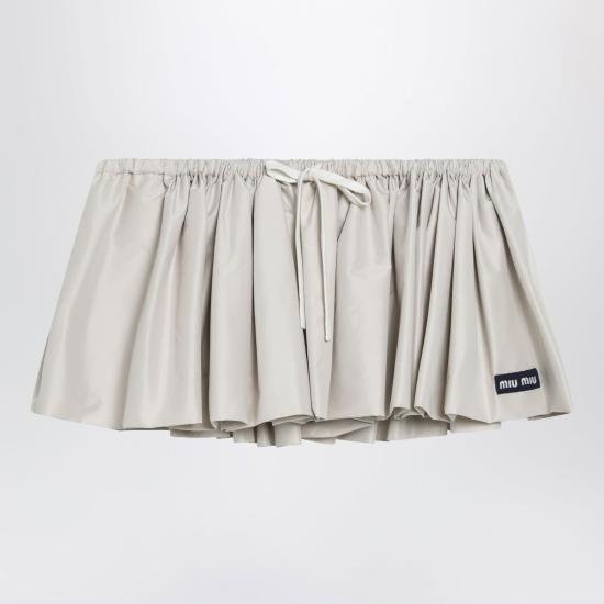 26FW 미우미우 숏 스커트 MG2713OOO1904 F0D91 BEIGE