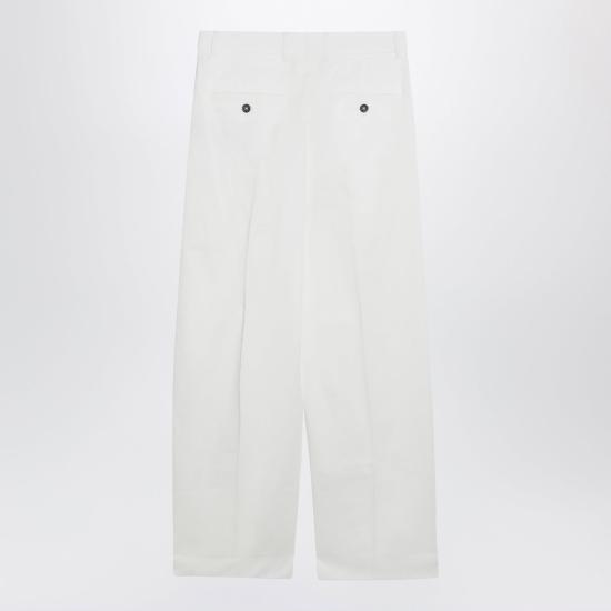 26FW 토템 스트레이트 팬츠 263WRB0417FB0490 047 WHITE - TOTEME