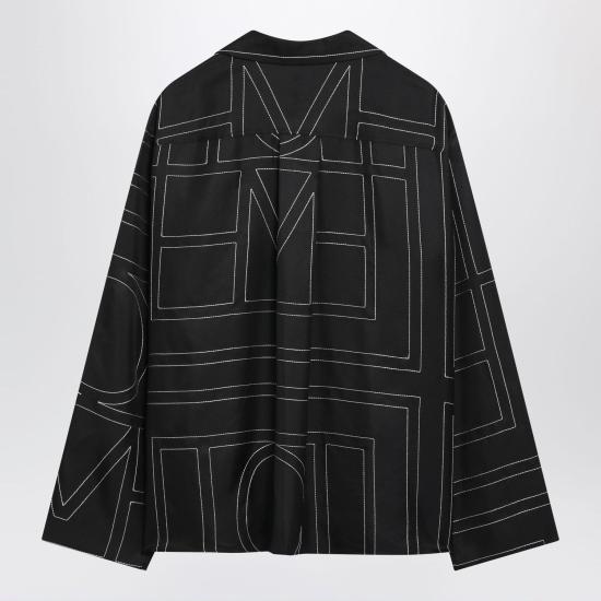 26FW 토템 셔츠 263WRT0881FB0704 001 BLACK - TOTEME