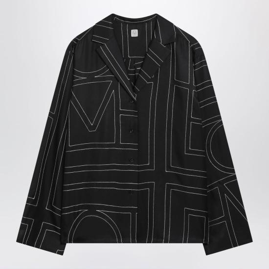 26FW 토템 셔츠 263WRT0881FB0704 001 BLACK