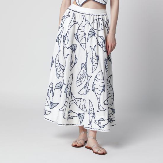 26FW 팜 리오 롱 스커트 356450CO L0025 MULTICOLOR