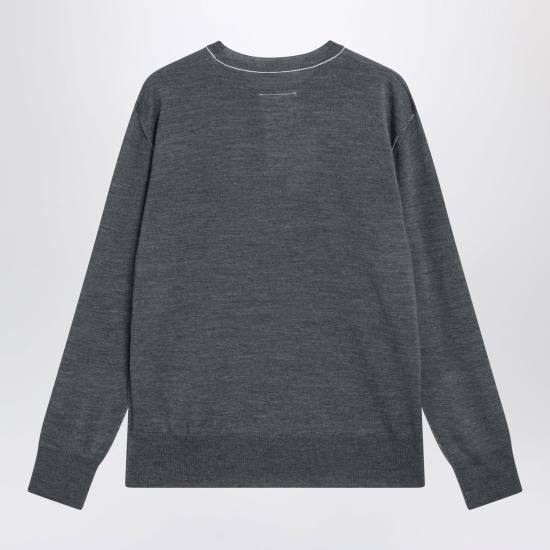 26FW MM6 메종마르지엘라 스웨터 SH0HL0010M13037 860M GREY - MM6 MAISON MARGIELA