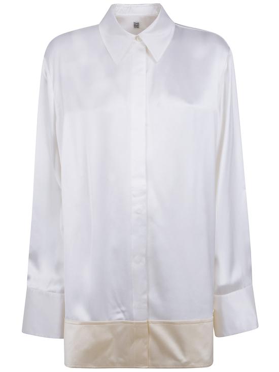 26SS 토템 셔츠 262WRT0720FB0546 047 WHITE - TOTEME