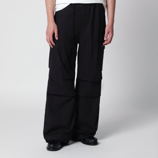 26SS 니들스 스트레이트 팬츠 SX165CO BLK BLACK