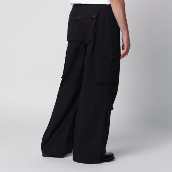 26SS 니들스 스트레이트 팬츠 SX165CO BLK BLACK - NEEDLES