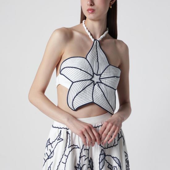26FW 팜 리오 민소매 티셔츠 363030CO 25201 WHITE - FARM RIO