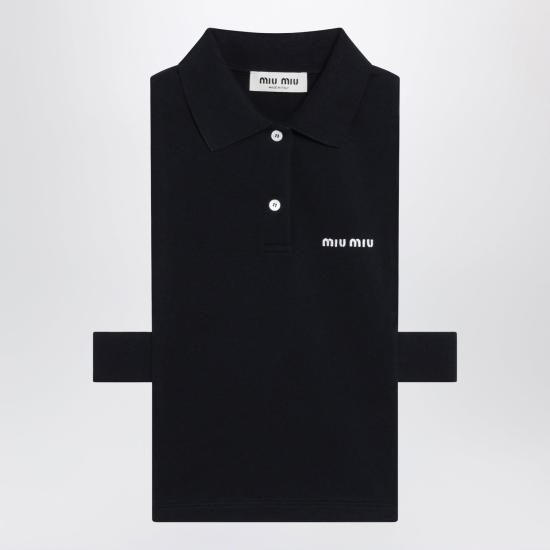 26FW 미우미우 폴로 티셔츠 MJT738OOO14RW F0008 BLUE