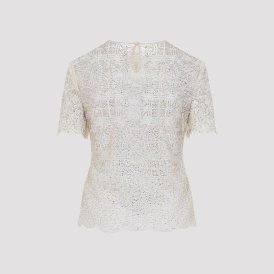 26SS 에르마노 설비노 반팔 티셔츠 D482L773CTUGB 20812 NUDE NEUTRALS - ERMANNO SCERVINO