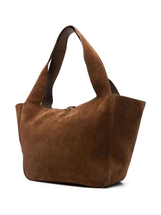 26SS 생로랑 LE 5 A 7 베아 스웨이드 토트백 763435008IW 2885 BROWN - SAINT LAURENT