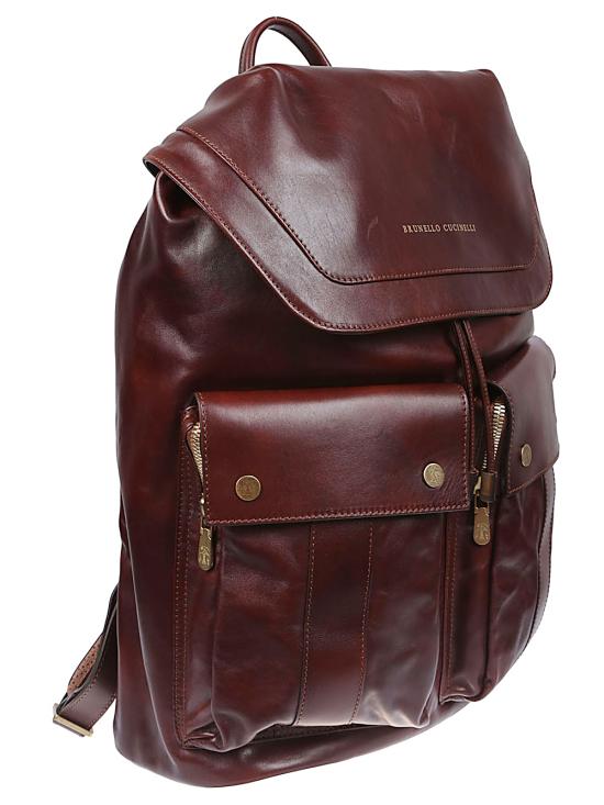  브루넬로 쿠치넬리 백팩 MBCIBU325 C8457 BURGUNDY - BRUNELLO CUCINELLI