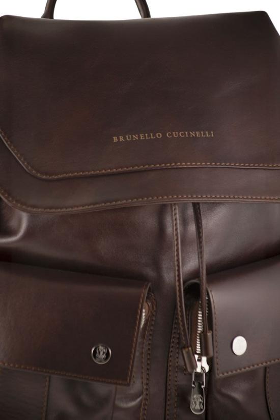  브루넬로 쿠치넬리 백팩 MBCIBU325 C8457 BURGUNDY - BRUNELLO CUCINELLI